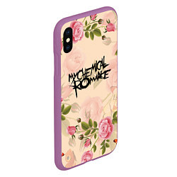 Чехол iPhone XS Max матовый My Chemical Romance, цвет: 3D-фиолетовый — фото 2