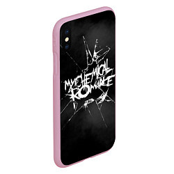 Чехол iPhone XS Max матовый MY CHEMICAL ROMANCE, цвет: 3D-розовый — фото 2