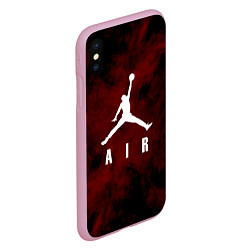 Чехол iPhone XS Max матовый MICHAEL JORDAN, цвет: 3D-розовый — фото 2