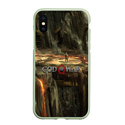 Чехол iPhone XS Max матовый GOD OF WAR