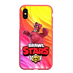 Чехол iPhone XS Max матовый Brawl Stars - Nita