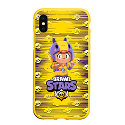 Чехол iPhone XS Max матовый BRAWL STARS BEA