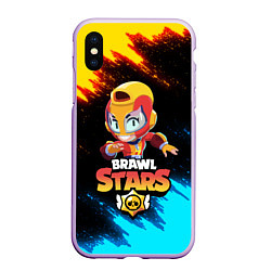 Чехол iPhone XS Max матовый BRAWL STARS MAX