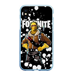 Чехол iPhone XS Max матовый Fortnite