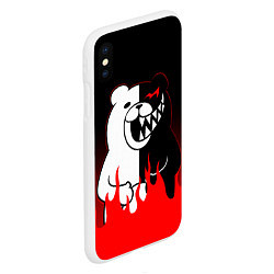 Чехол iPhone XS Max матовый MONOKUMA, цвет: 3D-белый — фото 2