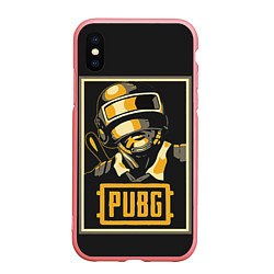 Чехол iPhone XS Max матовый PUBG