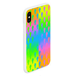 Чехол iPhone XS Max матовый BILLIE EILISH, цвет: 3D-белый — фото 2