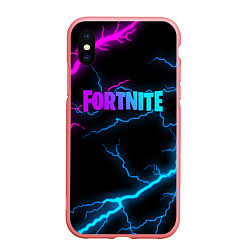 Чехол iPhone XS Max матовый FORTNITE, цвет: 3D-баблгам