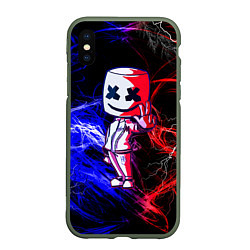 Чехол iPhone XS Max матовый FORTNITE MARSHMELLO