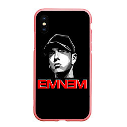 Чехол iPhone XS Max матовый Eminem, цвет: 3D-баблгам