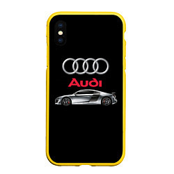 Чехол iPhone XS Max матовый AUDI