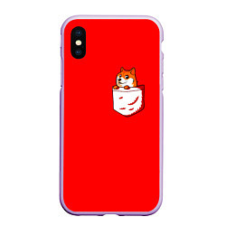 Чехол iPhone XS Max матовый Карманный Doge