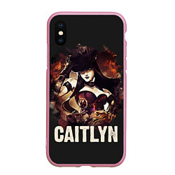 Чехол iPhone XS Max матовый Caitlyn