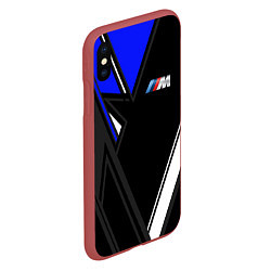 Чехол iPhone XS Max матовый BMW, цвет: 3D-красный — фото 2