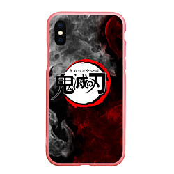 Чехол iPhone XS Max матовый KIMETSU NO YAIBA, цвет: 3D-баблгам