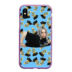 Чехол iPhone XS Max матовый Billie Eilish Grammy