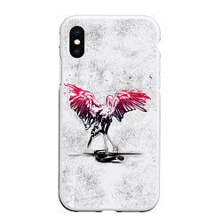 Чехол iPhone XS Max матовый Three Days Grace, цвет: 3D-белый