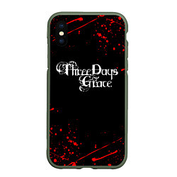 Чехол iPhone XS Max матовый Three Days Grace