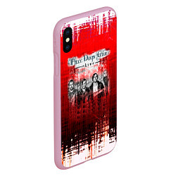 Чехол iPhone XS Max матовый Three Days Grace, цвет: 3D-розовый — фото 2