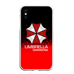 Чехол iPhone XS Max матовый UMBRELLA CORP