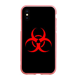 Чехол iPhone XS Max матовый Plague inc, цвет: 3D-баблгам