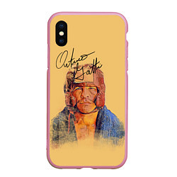 Чехол iPhone XS Max матовый Arturo Gatti, цвет: 3D-розовый