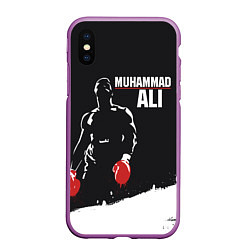 Чехол iPhone XS Max матовый Muhammad Ali