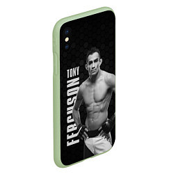 Чехол iPhone XS Max матовый EL CUCUY Tony Ferguson, цвет: 3D-салатовый — фото 2