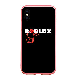 Чехол iPhone XS Max матовый Роблокс Roblox, цвет: 3D-баблгам