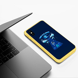 Чехол iPhone XS Max матовый Ufo, цвет: 3D-желтый — фото 2
