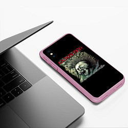 Чехол iPhone XS Max матовый The Exploited, цвет: 3D-розовый — фото 2