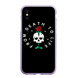 Чехол iPhone XS Max матовый From death to life