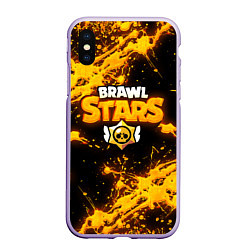 Чехол iPhone XS Max матовый Brawl Stars