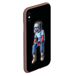 Чехол iPhone XS Max матовый CountryHumans - Россия, цвет: 3D-коричневый — фото 2