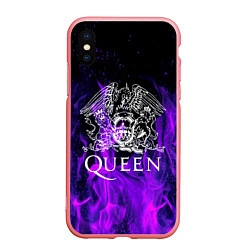 Чехол iPhone XS Max матовый QUEEN, цвет: 3D-баблгам