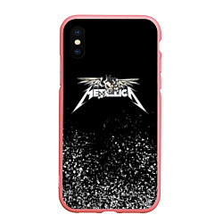 Чехол iPhone XS Max матовый Металлика Metallica