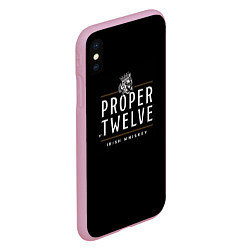 Чехол iPhone XS Max матовый Conor McGregor Proper Twelve, цвет: 3D-розовый — фото 2