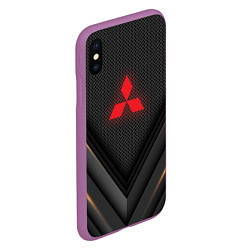 Чехол iPhone XS Max матовый MITSUBISHI, цвет: 3D-фиолетовый — фото 2