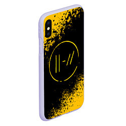 Чехол iPhone XS Max матовый TWENTY ONE PILOTS, цвет: 3D-светло-сиреневый — фото 2