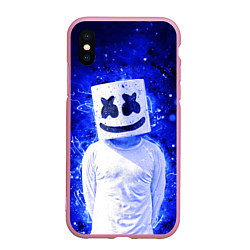 Чехол iPhone XS Max матовый Marshmello