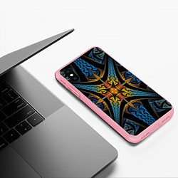 Чехол iPhone XS Max матовый FRACTAL 2020, цвет: 3D-баблгам — фото 2