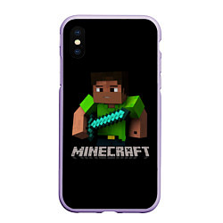 Чехол iPhone XS Max матовый MINECRAFT