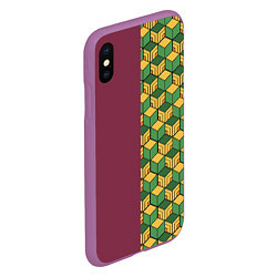 Чехол iPhone XS Max матовый ГИЮ ТОМИОКА, цвет: 3D-фиолетовый — фото 2