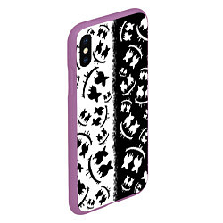 Чехол iPhone XS Max матовый MARSHMELLO, цвет: 3D-фиолетовый — фото 2