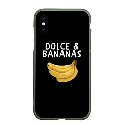 Чехол iPhone XS Max матовый Dolce and Bananas