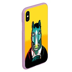 Чехол iPhone XS Max матовый BoJack Horseman, цвет: 3D-сиреневый — фото 2