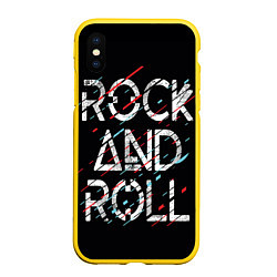 Чехол iPhone XS Max матовый Rock And Roll