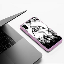 Чехол iPhone XS Max матовый ПОШЛАЯ МОЛЛИ, цвет: 3D-сиреневый — фото 2