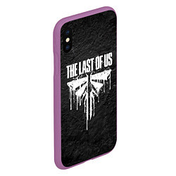 Чехол iPhone XS Max матовый THE LAST OF US, цвет: 3D-фиолетовый — фото 2