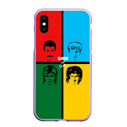 Чехол iPhone XS Max матовый Queen